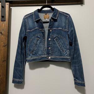 American Eagle cropped denim jacket